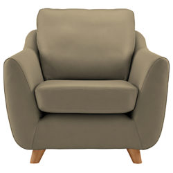 G Plan Vintage The Sixty Seven Leather Armchair Capri Leather Taupe